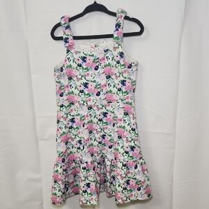 Janie and Jack Pink and Blue Floral Dress